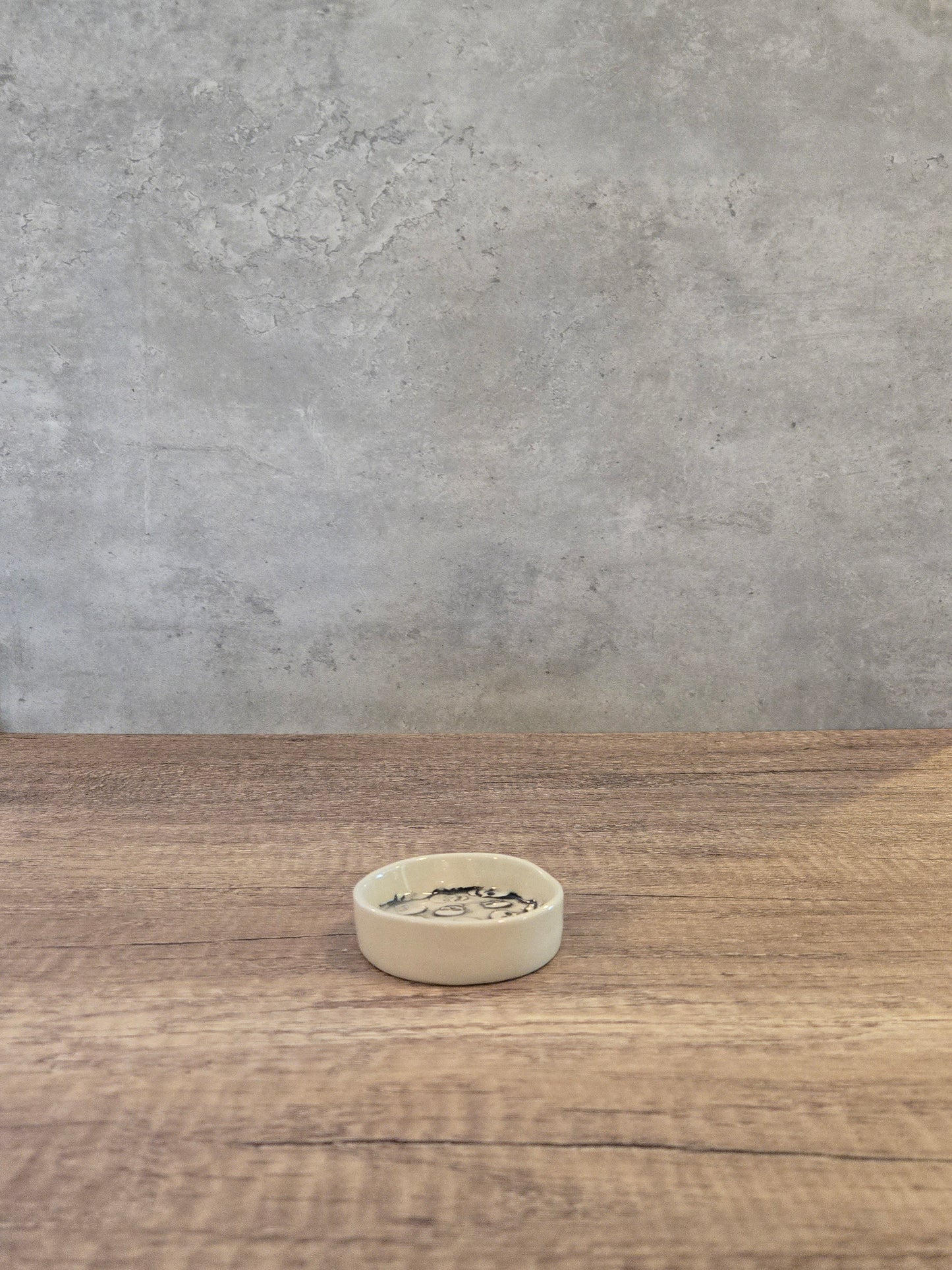 Skull Pattern Mini Jewelry Dish - #56