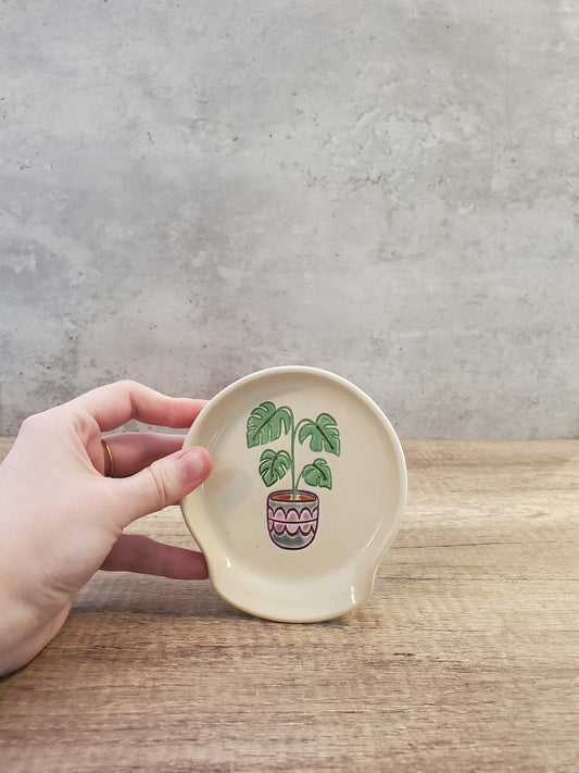 Potted Plant Spoon Rest