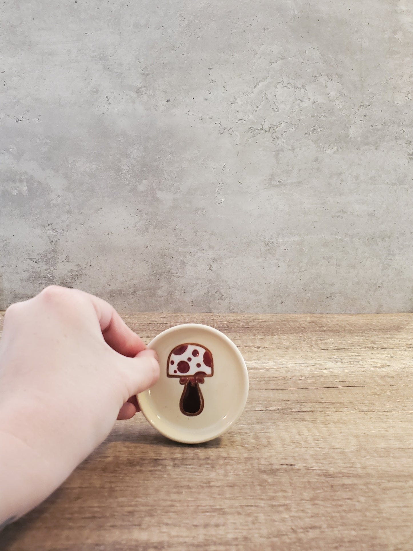 Mini Mushroom Jewelry Dish