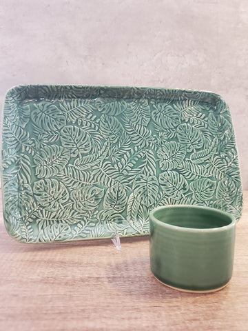 Monstera Leaf Tray and Little Bowl