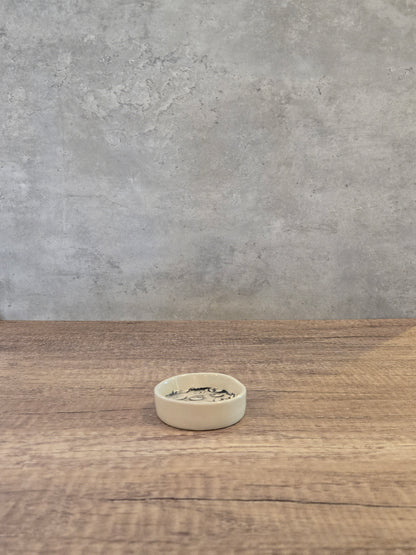 Skull Pattern Mini Jewelry Dish - #56